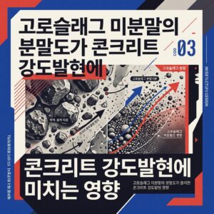 ai thumbnail poster 고로슬래그 미분말의 분말도가 콘크리트 강도발현에 미치는 영향 1787979927