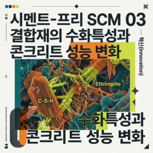 ai thumbnail poster 시멘트 프리 SCM 결합재의 수화특성과 콘크리트 성능 변화 1787981851