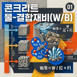 ai thumbnail poster 콘크리트 물 결합재비WB 1786776646