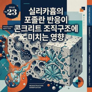ai thumbnail poster 실리카흄의 포졸란 반응이 콘크리트 조직구조에 미치는 영향 1789273867